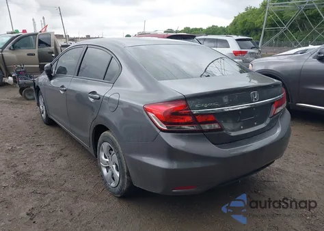 2015 Honda Civic Lx из США, поврежденный, VIN 19XFB2F57FE079766